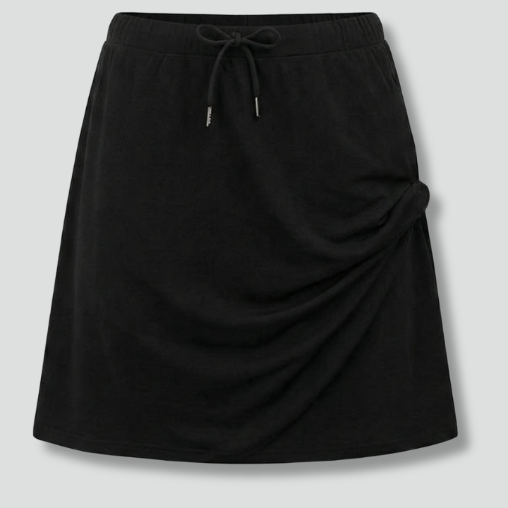 Women’s Skirt with Drawstring Waist and Built-In Shorts