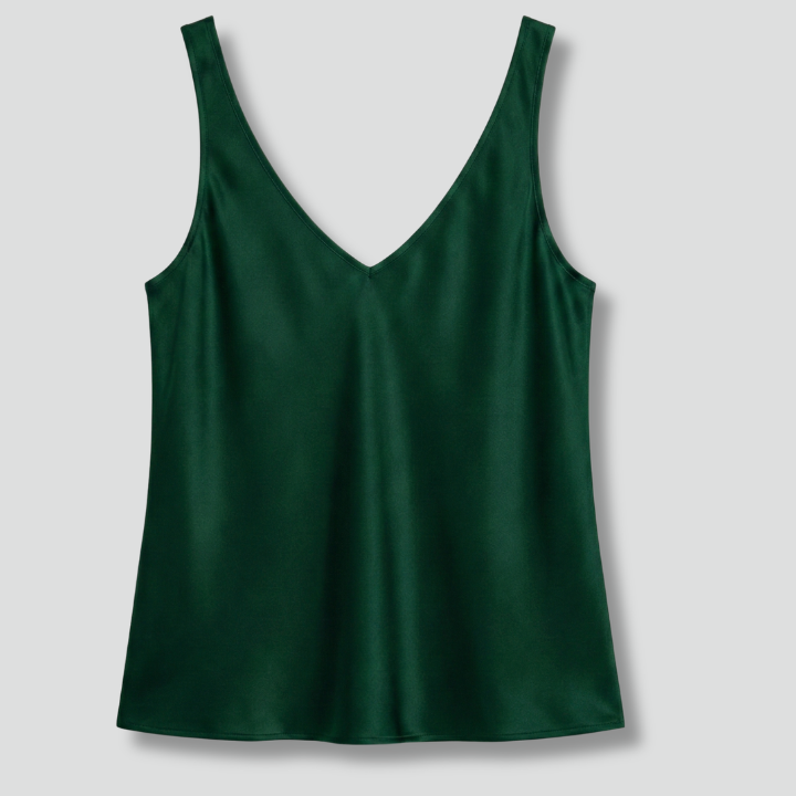 Women’s Tank Top with V-Neck and Sleeveless Design