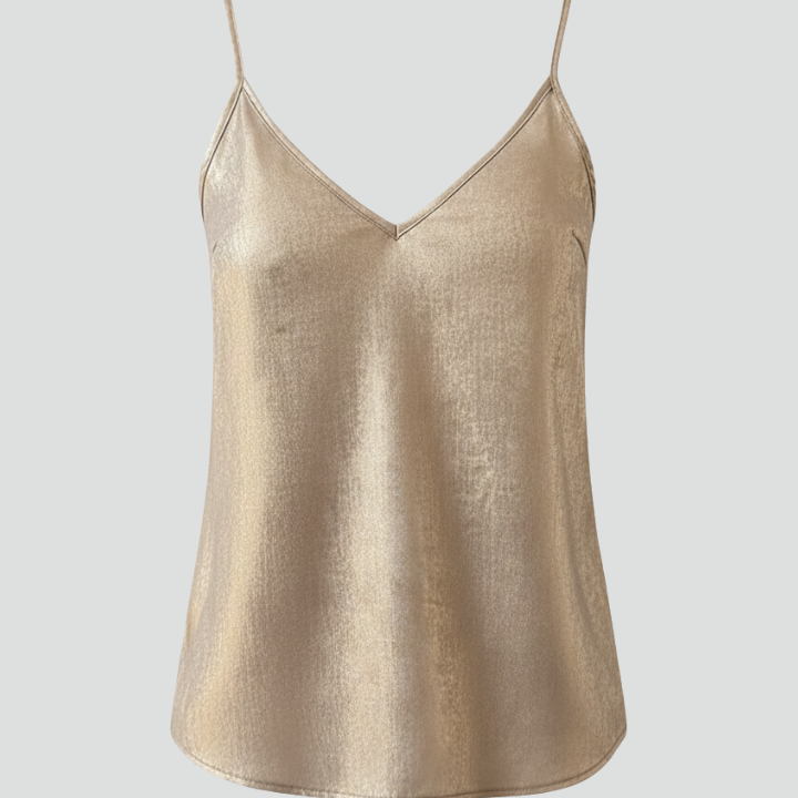 Women’s V-Neck Cami Top with Spaghetti Straps